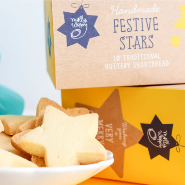 Festive Traditional Shortbread Stars Online Sale