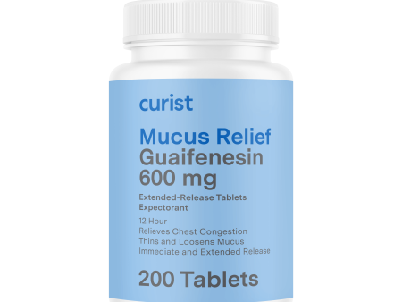 Mucus Relief (guaifenesin 600 mg), 200 ct by Curist Discount