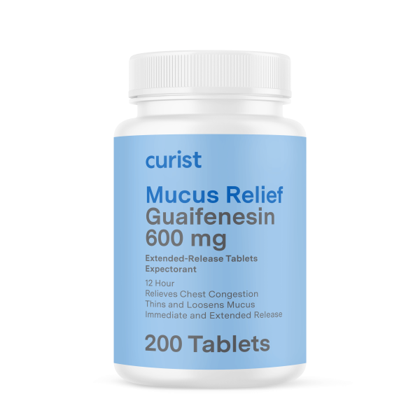 Mucus Relief (guaifenesin 600 mg), 200 ct by Curist Discount