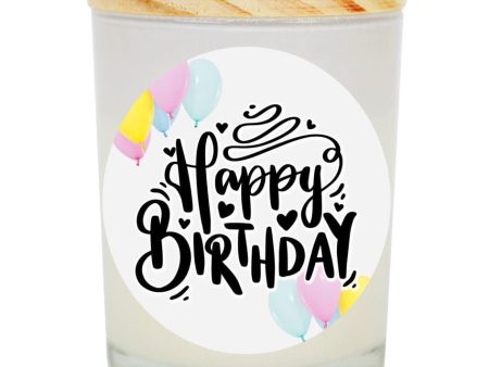 Happy Birthday Balloon Soy Candle Discount