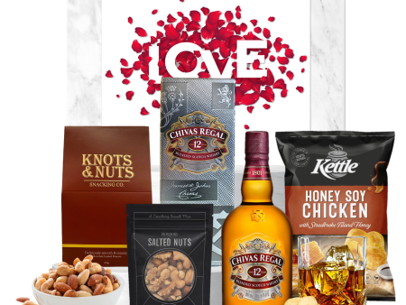 Valentines Chivas Regal & Snack Hamper Sale