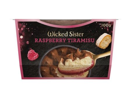 Wicked Sister Raspberry Tiramisu 100g Online Hot Sale