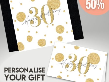 30th Happy Birthday Sleeve + Card Online