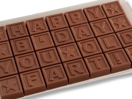 CHOCOGRAM OLD FART BIRTHDAY CHOCOLATES Online now