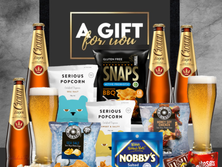 Crown Beer & Nibbles Hamper For Discount