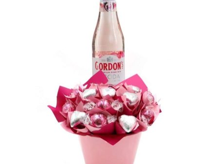 Petite Pink Gin Chocolate Bouquet For Discount