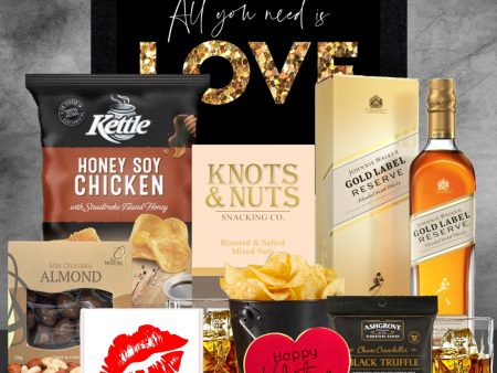 Johnnie Gold Celebration Valentines Hamper For Sale