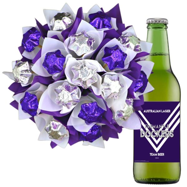 AFL Fremantle Dockers Chocolate Bouquet Supply