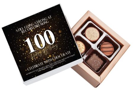 100th Birthday Pure Indulgence Choc Box 40g Sale