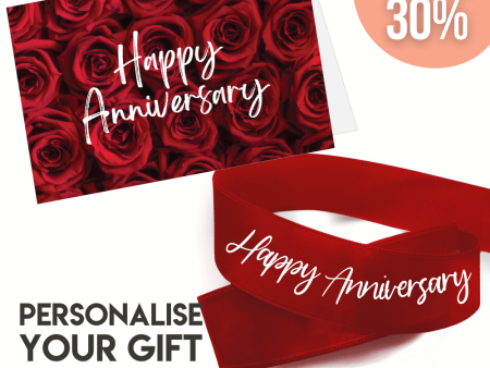 Anniversary Bouquet Ribbon + Card Bundle Sale