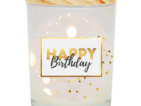 Happy Birthday Soy Candle For Sale