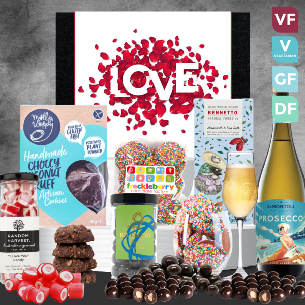 Vegan & Gluten Free Valentine s with Prosecco Hamper For Discount