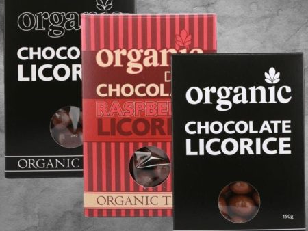 Organic Times Chocolate Coated Licorice 150g Fashion