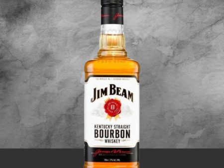 Jim Beam White Label Bourbon Whiskey 700mL Online Hot Sale