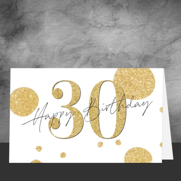 30th Birthday Greeting Card Online