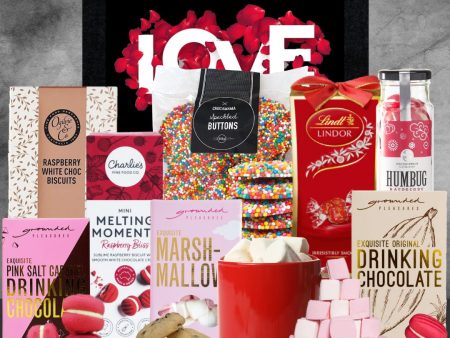 Hot Chocolate Valentines Gift Hamper for Her on Sale