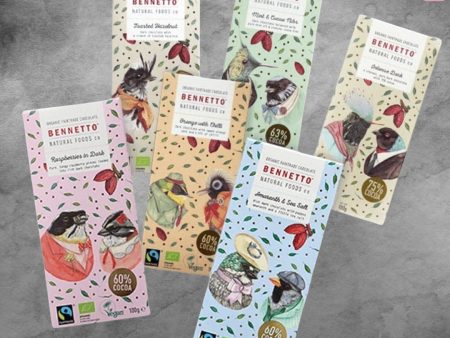 Bennetto Chocolate Varieties 100g Fashion