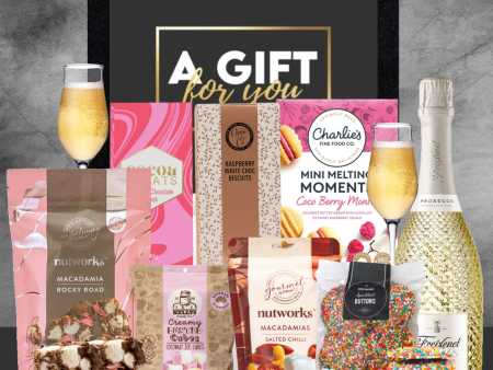 Sparkling Wine & Sweets Hamper For Cheap