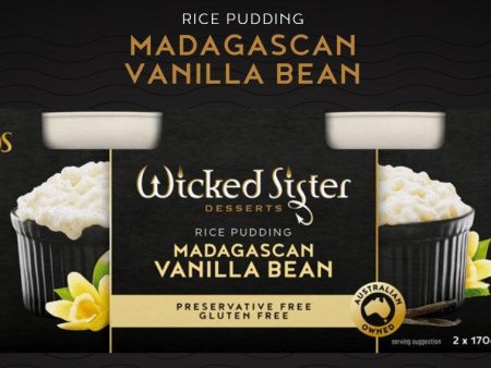 Wicked Sister Rice Pudding 170g (2 Pack) Supply