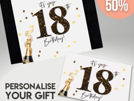 18th Happy Birthday Sleeve  + Card Online Sale