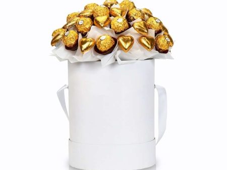 Golden Celebration Chocolate Bouquet Bucket Cheap