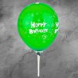 Green Happy Birthday Balloon Sale