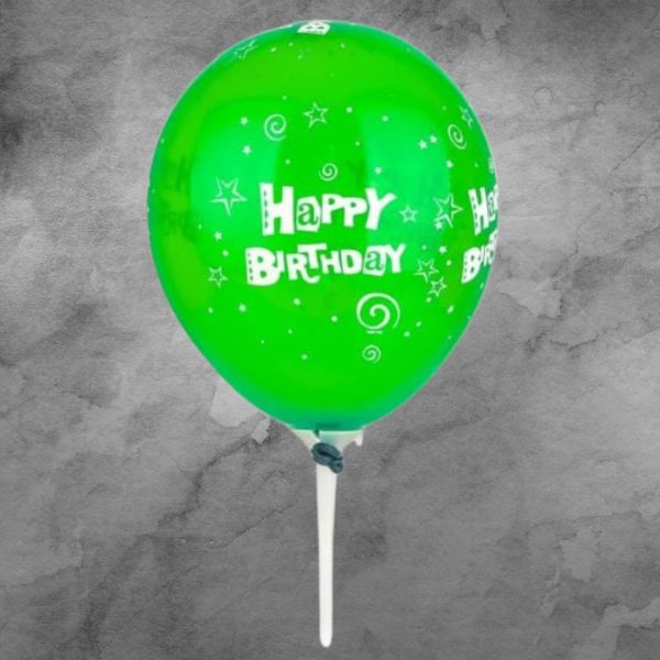 Green Happy Birthday Balloon Sale