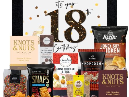 Happy 18th Savoury Delight Snack Hamper Online now