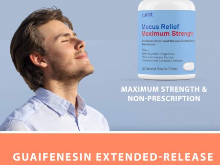 Mucus Relief Max Strength (guaifenesin 1200 mg), 150 ct by Curist Online Hot Sale