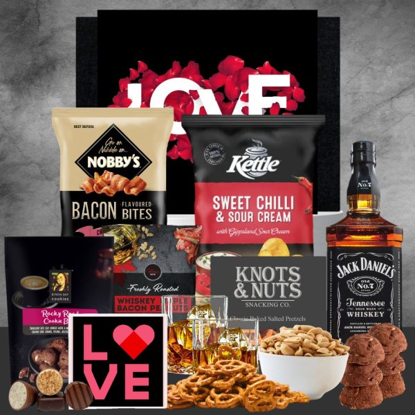 Jack Daniels Whisky With Bite Valentines Hamper For Discount