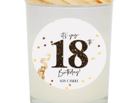 18th Birthday Soy Candle Online Hot Sale