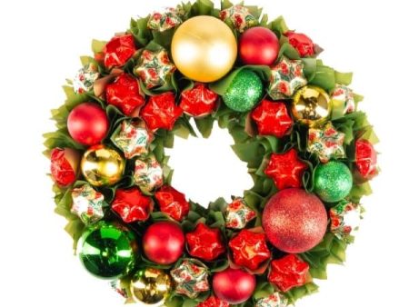 Holly & Ivy Christmas Wreath on Sale