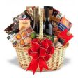 Fine Wine and Gourmet Basket-One Red & One White Fashion