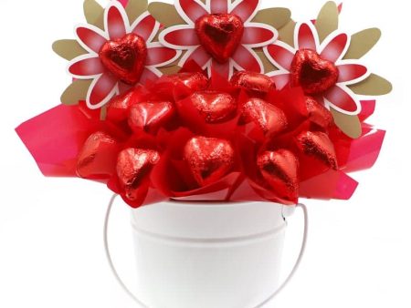 Flaming Red Chocolate Bouquet Online Sale