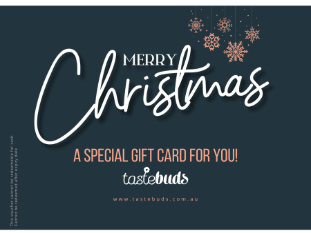 Tastebuds Merry Christmas eGift Card Online Hot Sale