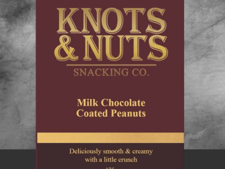 Knots & Nuts Milk Chocolate Peanuts 200g For Discount