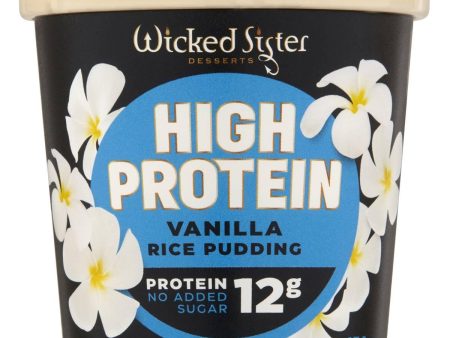 Wicked Sister High Protein Vanilla Rice Pudding 170g Cheap