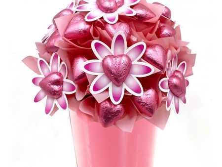 Flowers in Pink Chocolate Bouquet Online now