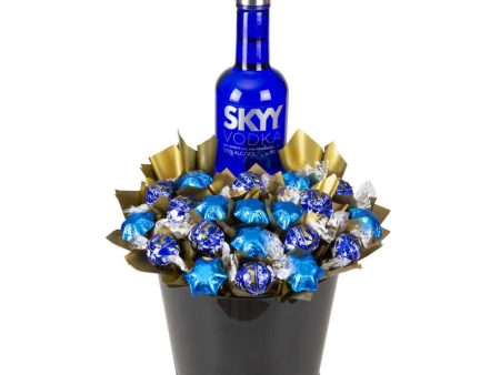 Blue Skyy Vodka & Chocolate Bouquet For Discount