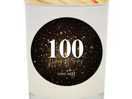 100th Birthday Soy Candle Discount