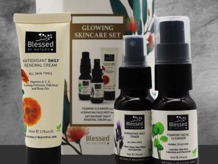 Blessed by Nature Glowing Skincare Set Online Hot Sale