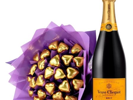 Bouquet of Love with Veuve Cheap