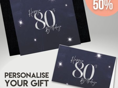 80th Happy Birthday Sleeve + Card Sale