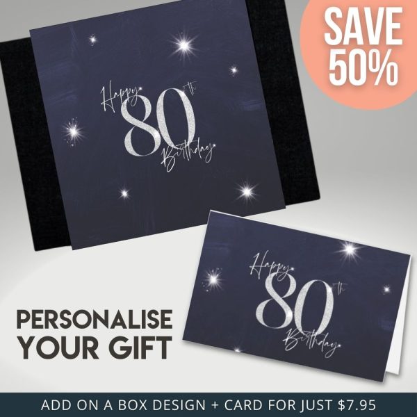 80th Happy Birthday Sleeve + Card Sale