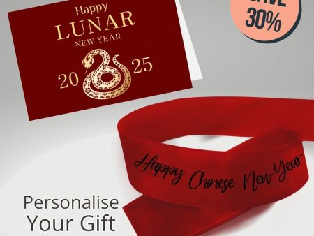 Black & Red Chinese New year Ribbon Online Hot Sale