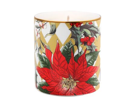 Gold Parterre with Poinsettia Candle Sale