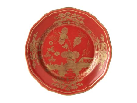 Oriente Italiano Bread Plate, Rubrum For Cheap