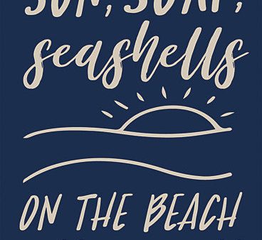 LUX630 - Sun, Surf, Seashells - 12x18 Cheap