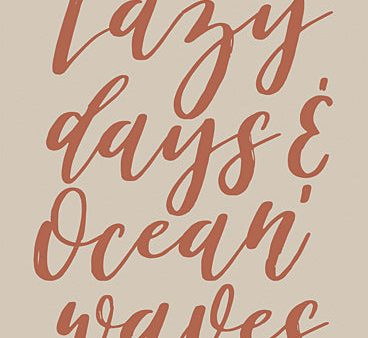 LUX629 - Lazy Days & Ocean Waves - 12x18 Online Sale