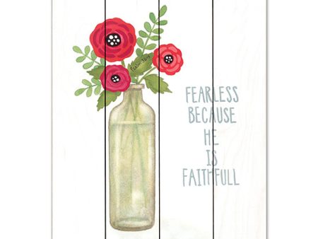 ALP2078PAL - Red Blossoms - Be Fearless - 12x16 Sale